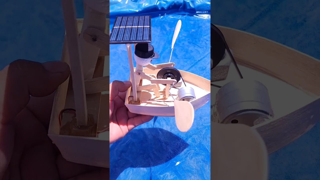 ♻️🚤Barquito Robot Casero con materiales Reciclados 🌊 
