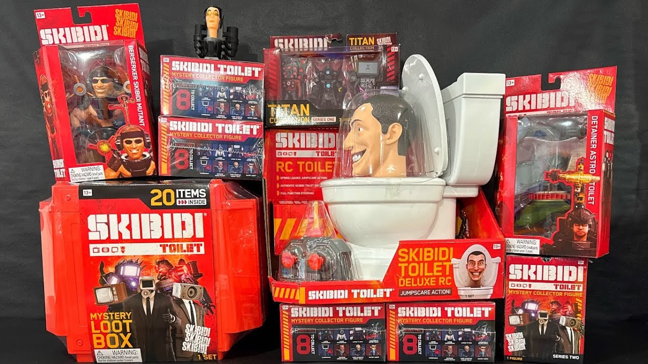 AD ASMR SKIBIDI TOILET Mystery Surprise! toilet 🚽🤮 Mini Figures Oddly Satisfying Toy Unboxing Sounds