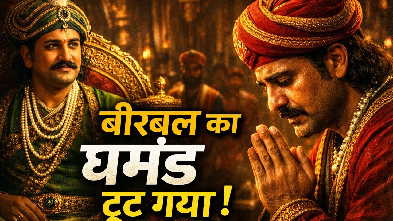 घमंड ने कैसे हरा दिया बीरबल को | अकबर बीरबल कहानी l #cinehistorystudio #akabarbirbal 
