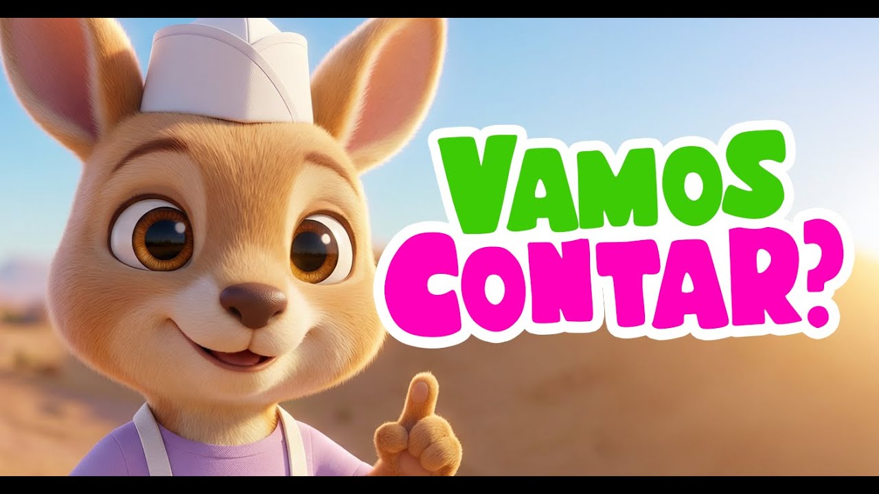Aprenda a Contar com o Canguru 🦘 | Música Infantil Divertida