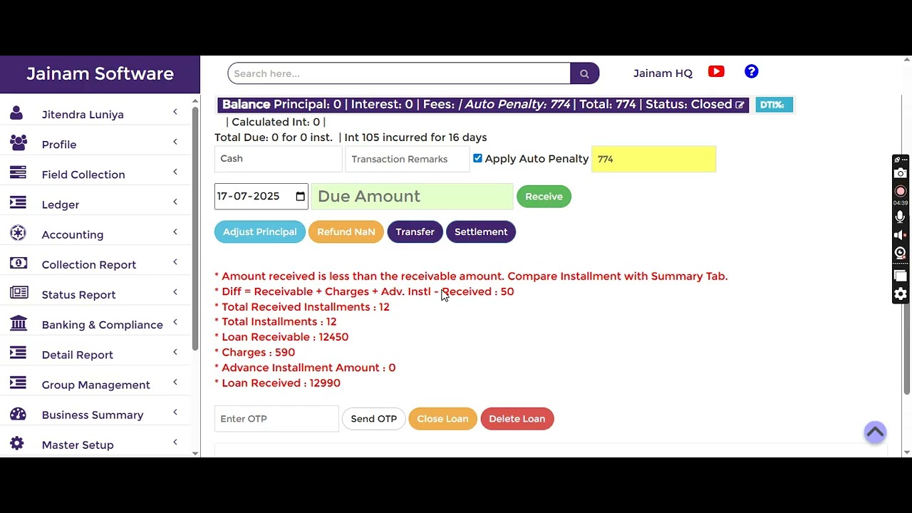 Loan Closure Issue Explained | Resolve Common Loan Closing Problems in NBFC Software