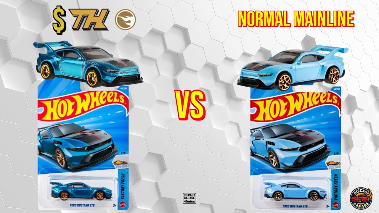 How to Identify 2026 Ford Mustang GTD Super Treasure Hunt from normal mainline #fordmustanggtd #ford