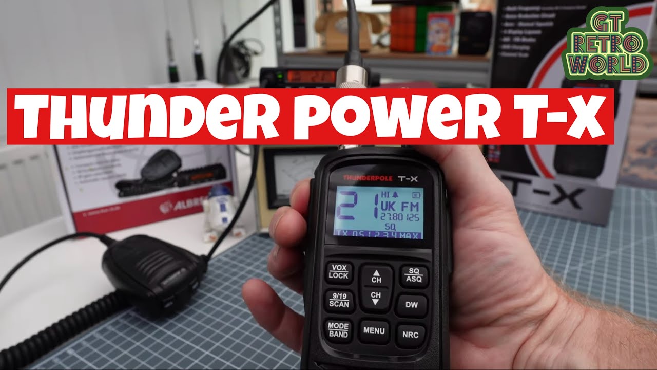 Thunderpole T-X Portable CB Radio RF Power Test