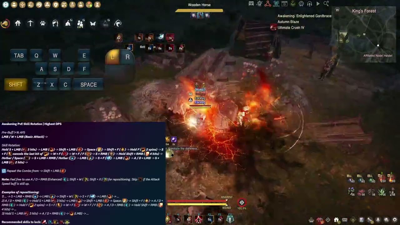 Awakening Striker - PvE Skill Rotation (Updated)