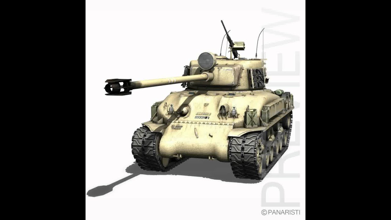 3D Model of M-51 Super Sherman IDF Review