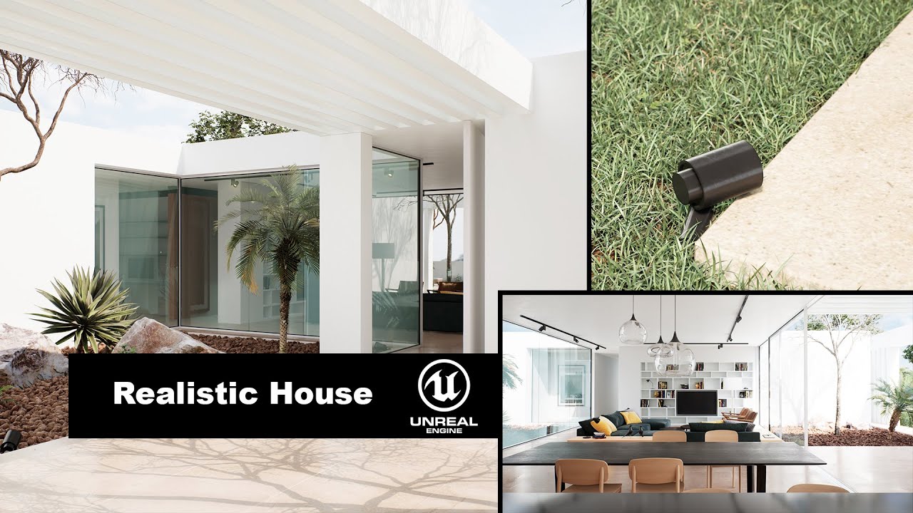 Realistic 3d House - Unreal Engine 4