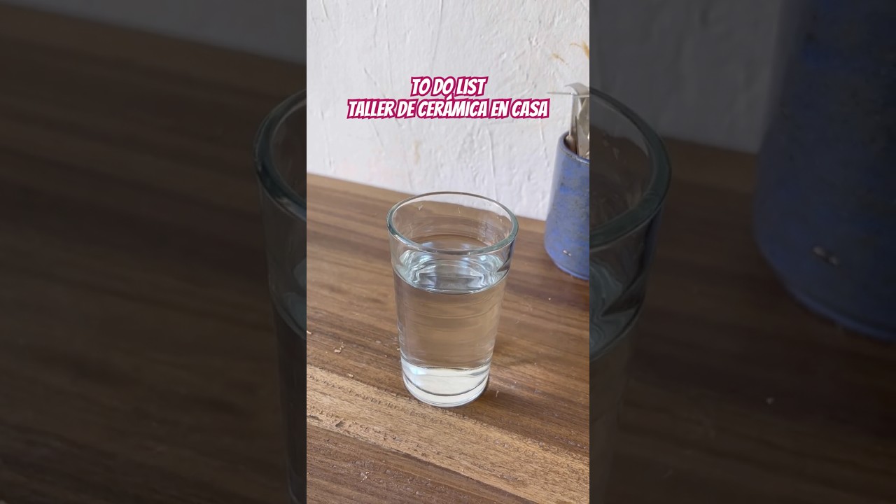 To do list taller de cerámica en casa | tareas pendientes en el tallercito alfarero