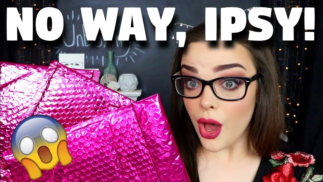 IPSY SHOWDOWN! The First Time This Has EVER Happened!! Ipsy Unbagging & Try On August 2018