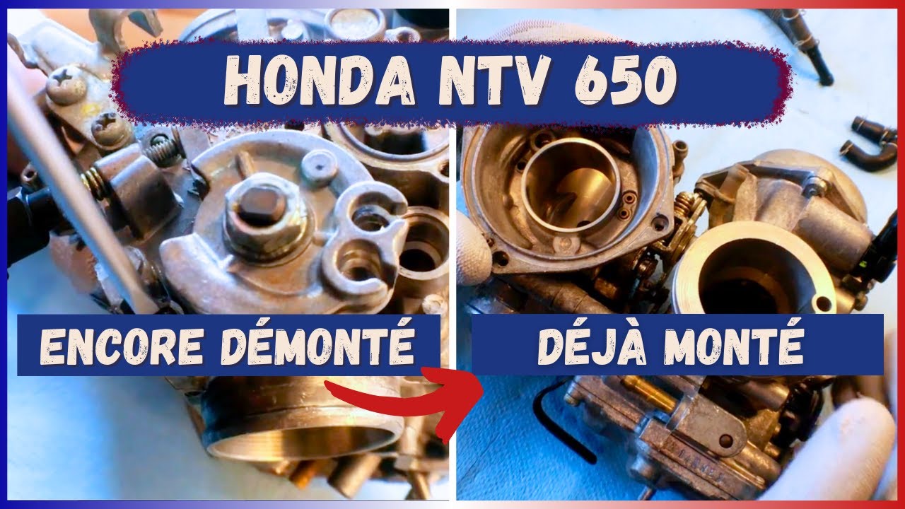 Monter le carburateur Honda NTV650, L'Ange des Carbus