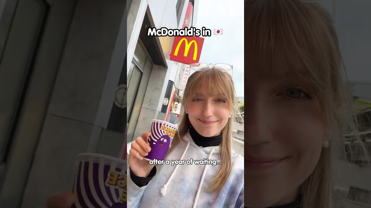 Taste Testing the NEW Grimace Shake in McDonald&rsquo;s Japan! Try Or Pass?! 🙀
