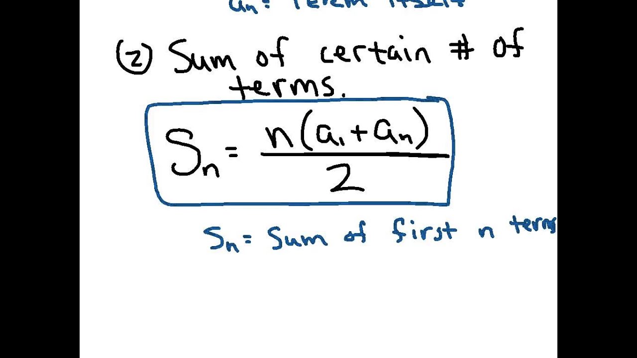 ARITHMETIC SEQUENCE