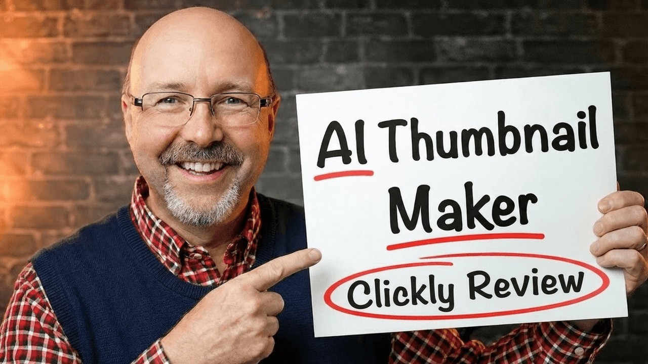 This AI Makes YouTube Thumbnails in 60 Seconds (Clickly Review)