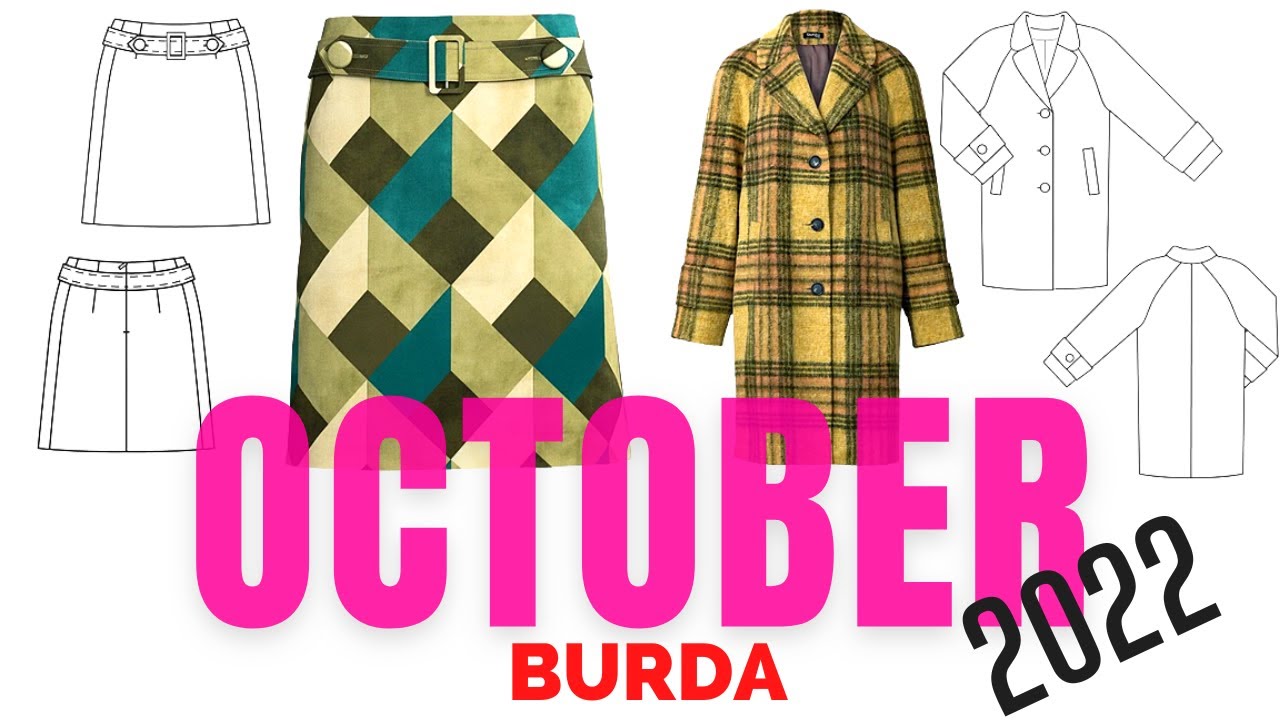 Burda 10/2022 Line Drawings
