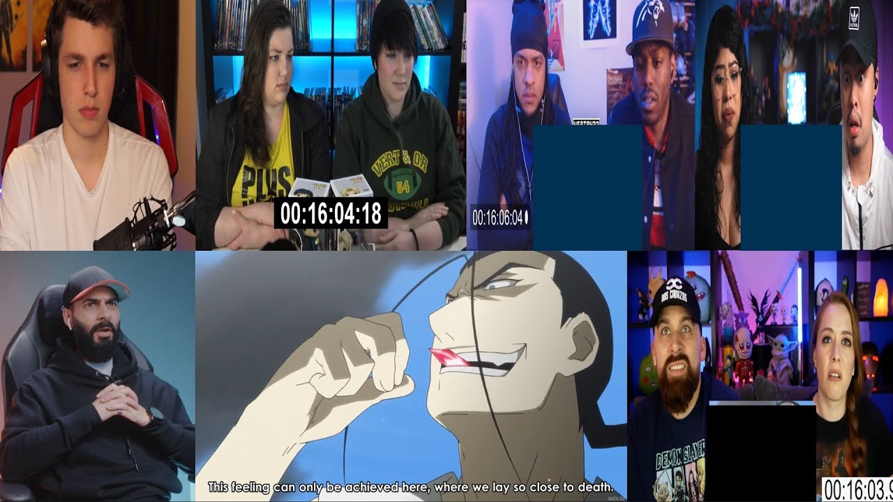 FULLMETAL ALCHEMIST : BROTHERHOOD EPISODE 30 REACTION MASHUP!!