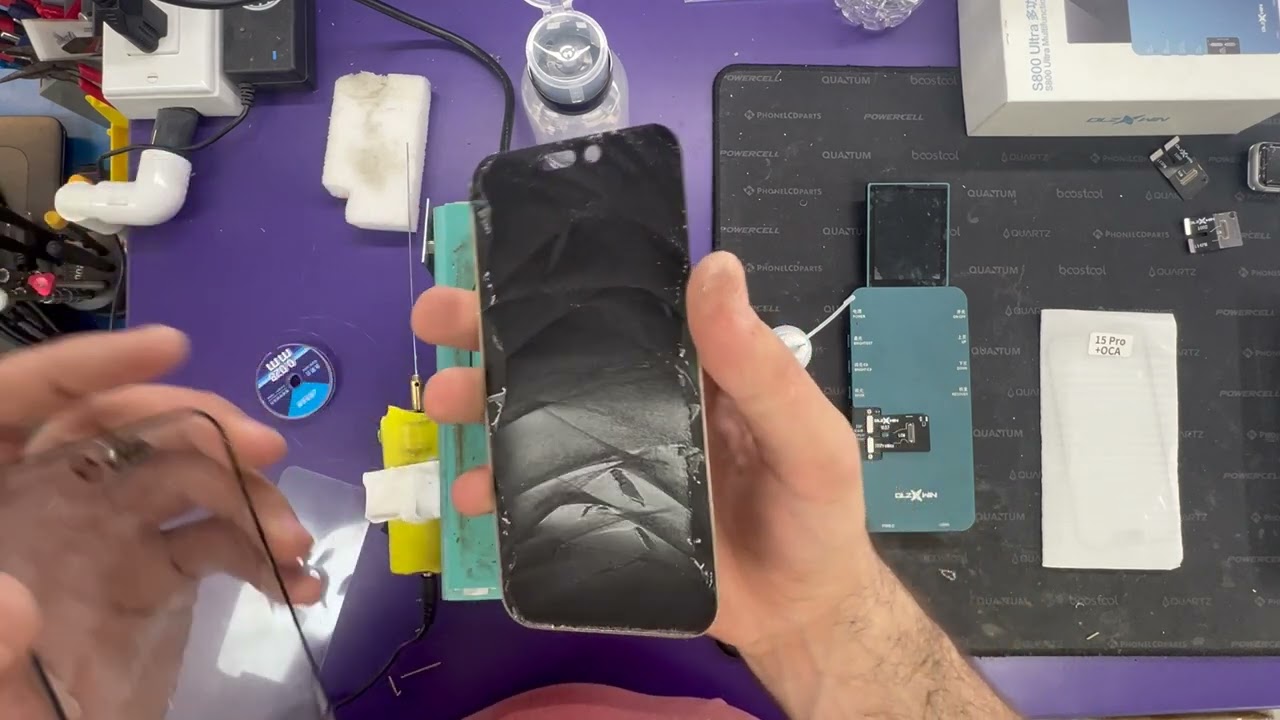 How To Safely Refurbish an iPhone 15 Pro/15 Pro Max screen (step by step)