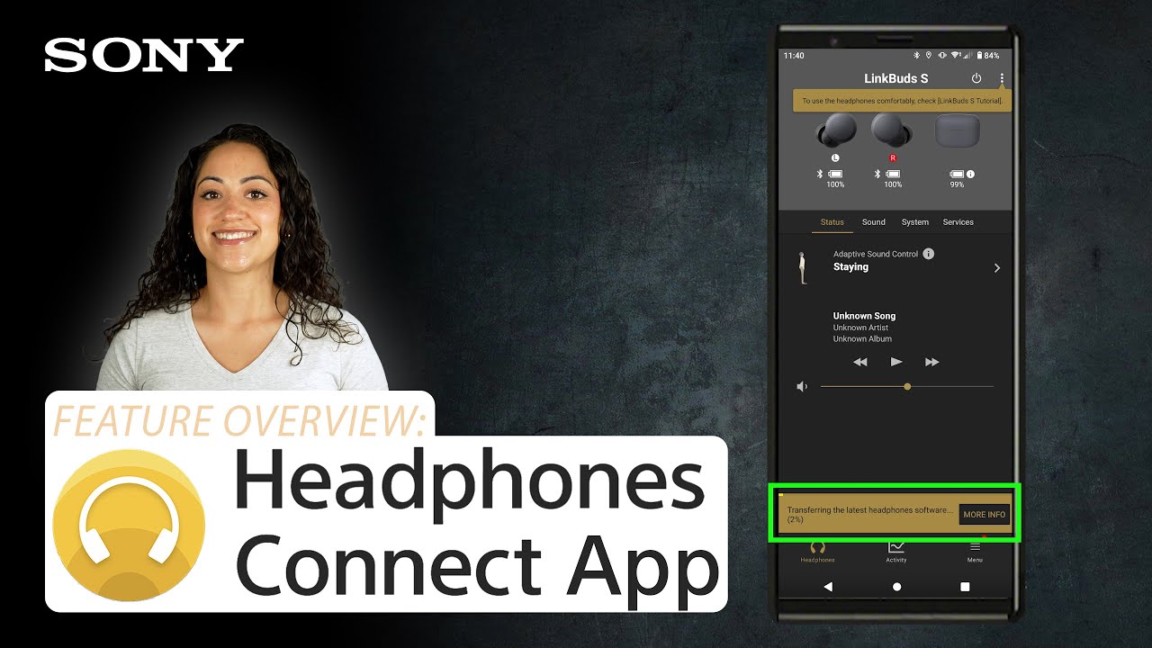 Sony | Ознакомьтесь с приложением Headphones Connect!