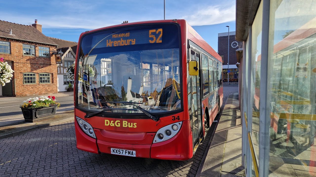 Service 52 Nantwich - Wrenbury - Nantwich by D&G Bus Ltd