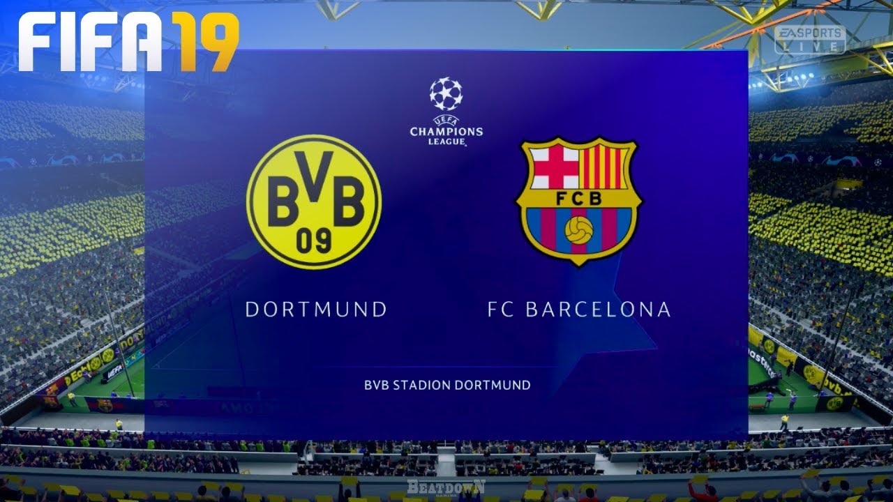 FIFA 19 - Borussia Dortmund vs. FC Barcelona @ Signal Iduna Park