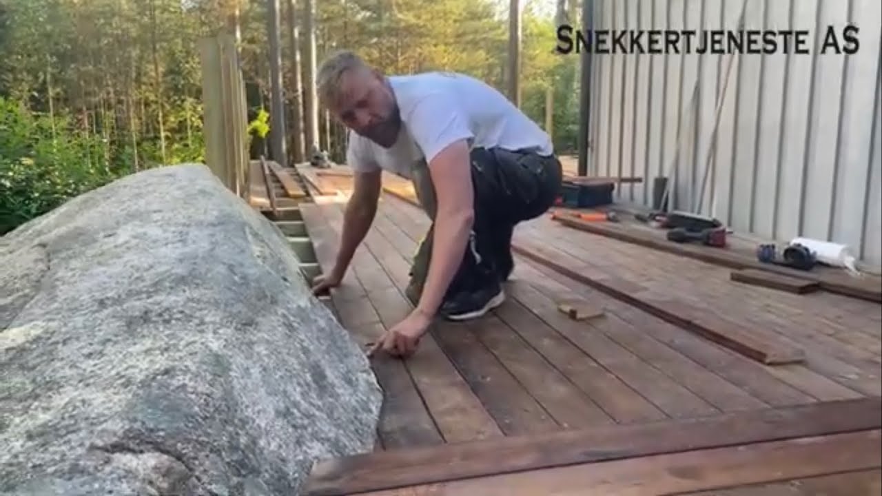 Alle ”GODE NYTTIGE TIPS” for å  BYGGE en TERRASSE