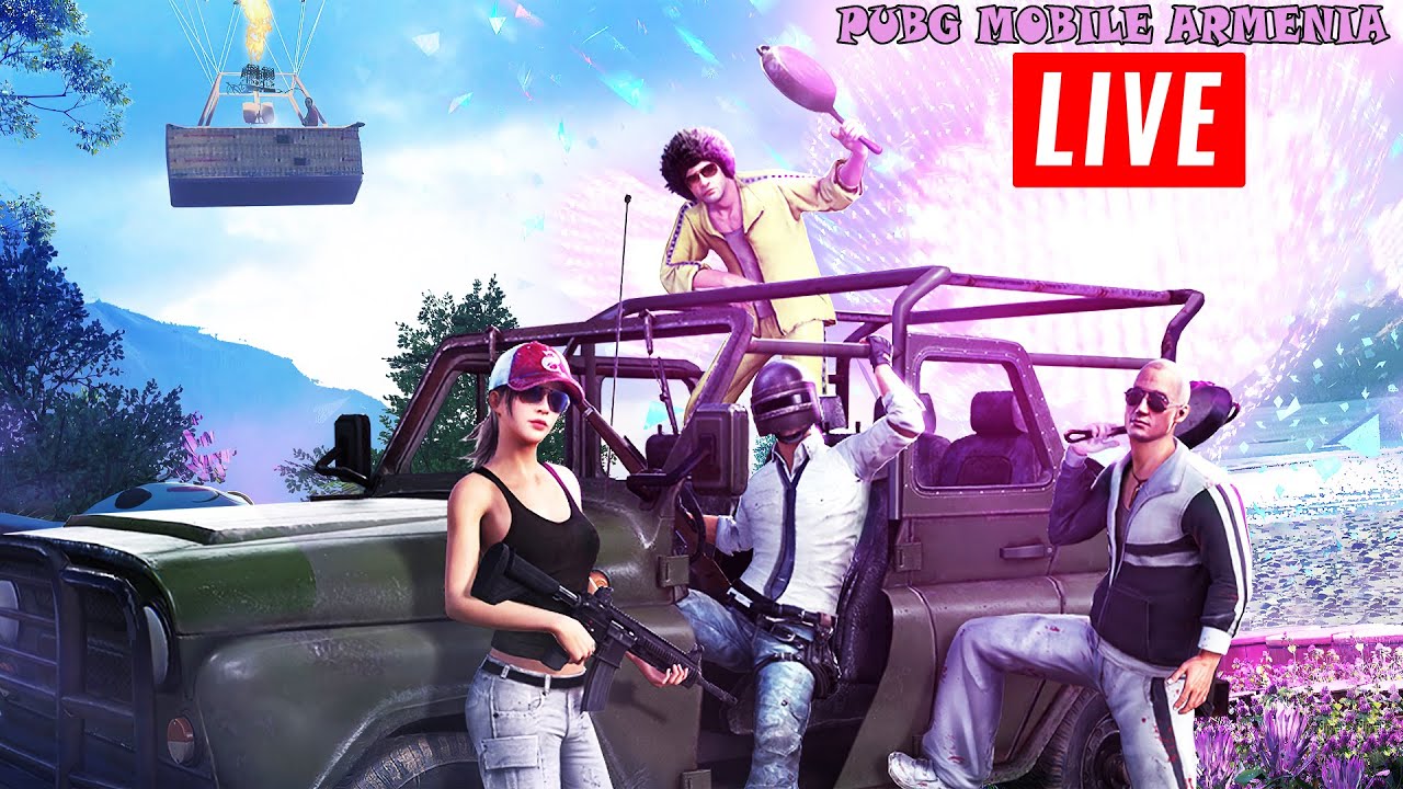 PUBG MOBILE ARMENIA LIVE STREAM | AMH-ի Արկածները Sanhok - ում :)