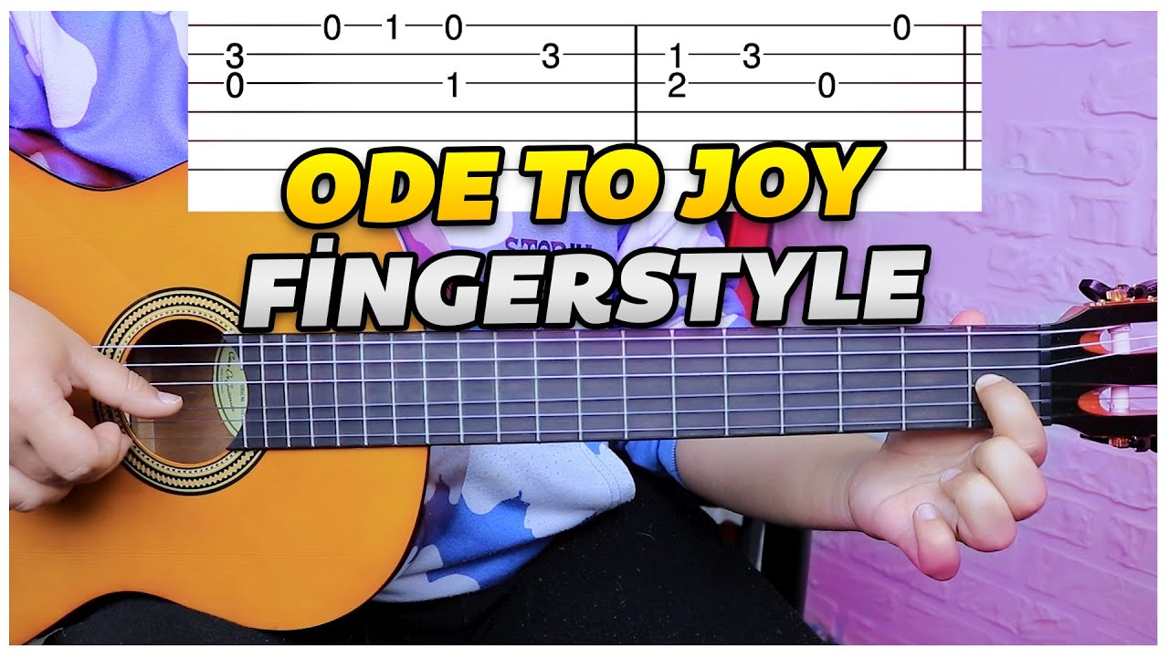 Bi'de Böyle Çal...Ode to Joy - Fingerstyle Gitar Dersi 