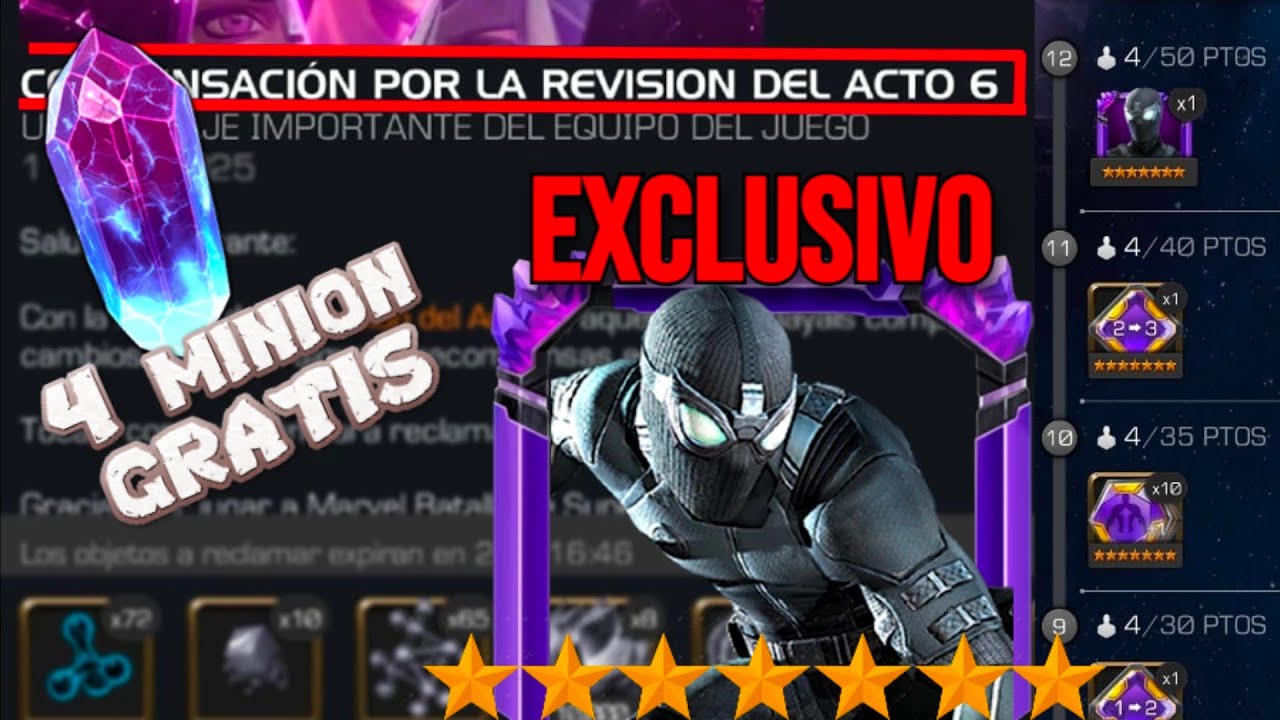 4 CRISTALES MINION GRATIS, 3 MESES EVENTO EXCLUSIVO SIGILO 7⭐, NERF ACTO 6 | MCOC