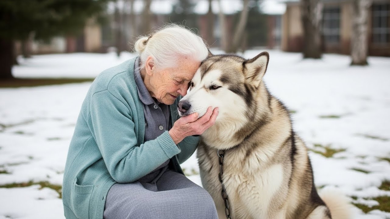 Забытой 94-летней женщине вернули смысл жизни — когда её выбрал гигантский маламут
