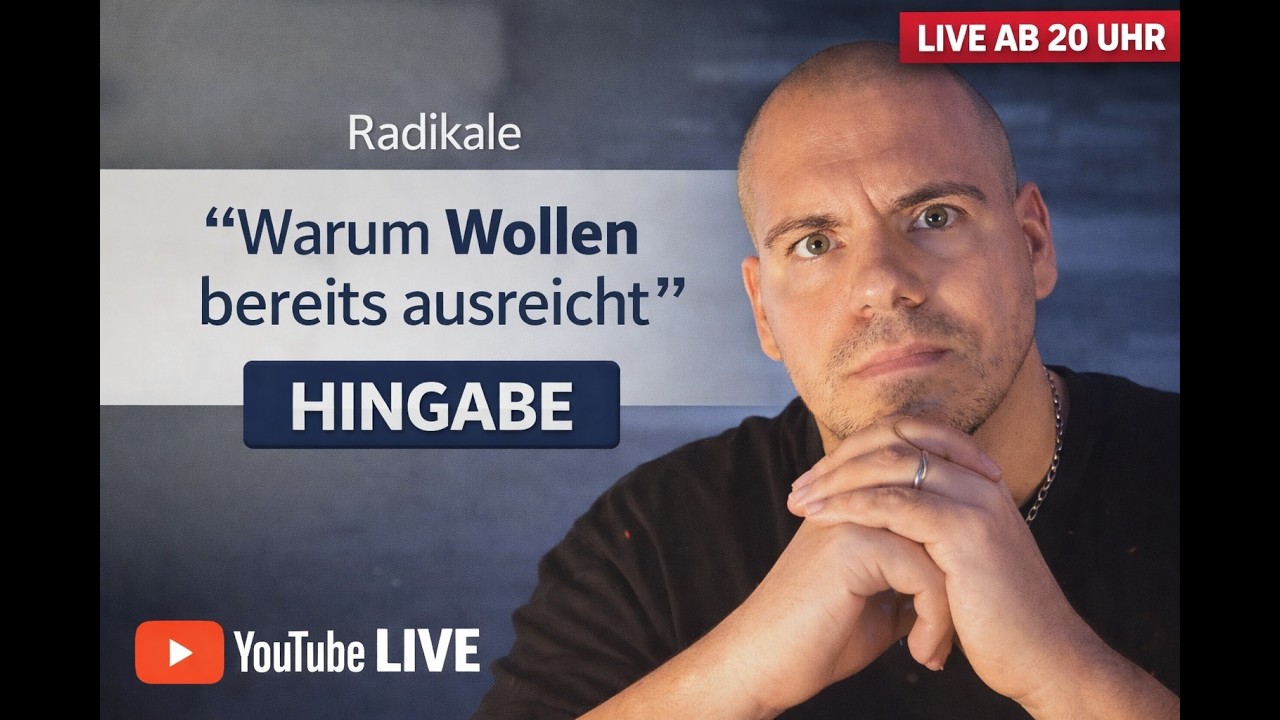 Hör auf dich anzustrengen: Warum Wollen bereits ausreicht