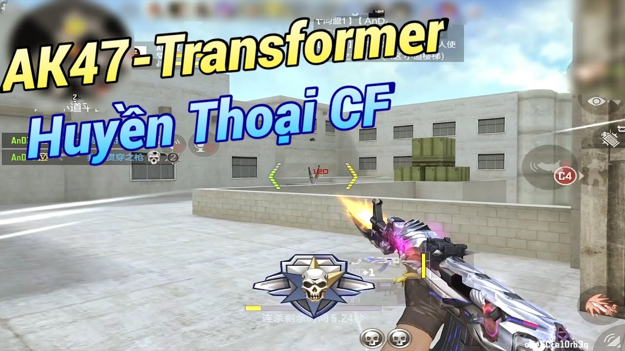 CF Mobile | AK47-Transformer Hàng Huyền Thoại Cân 5 Cực Mượt 😍