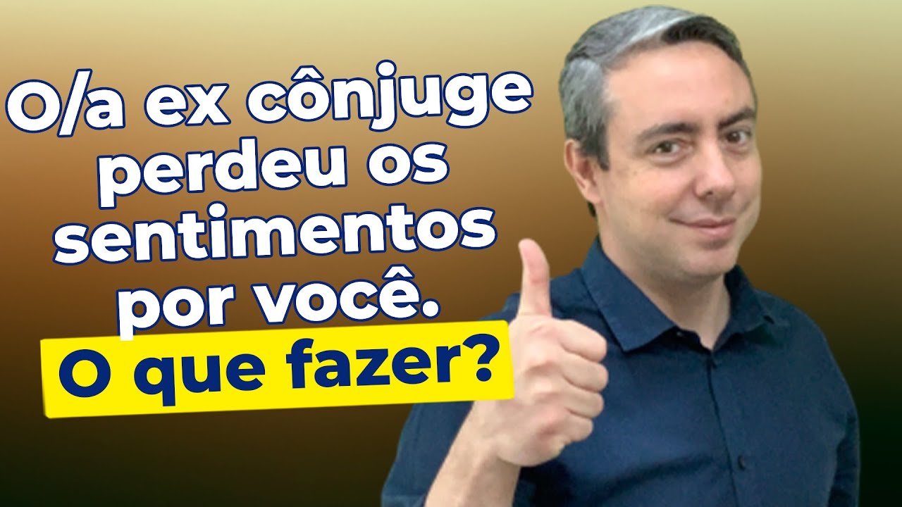 O ex diz que perdeu os sentimentos por você Veja o que fazer e reverter