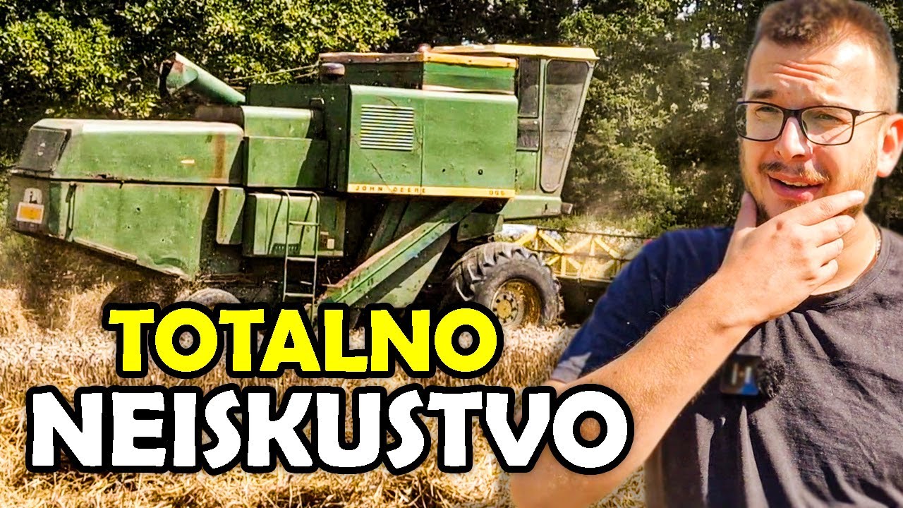 DVA KOMBAJNA & DVA NEISKUSNA KOMBAJNERA U ŽETVI PŠENICE !!