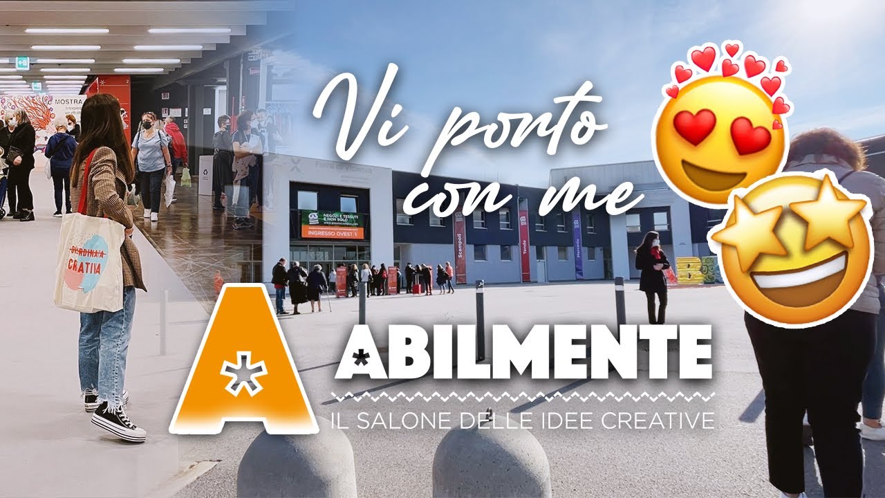 ABILMENTE vlog 🌸🖌✂️  Il salone delle idee creative VICENZA | Qualcosa di Erre