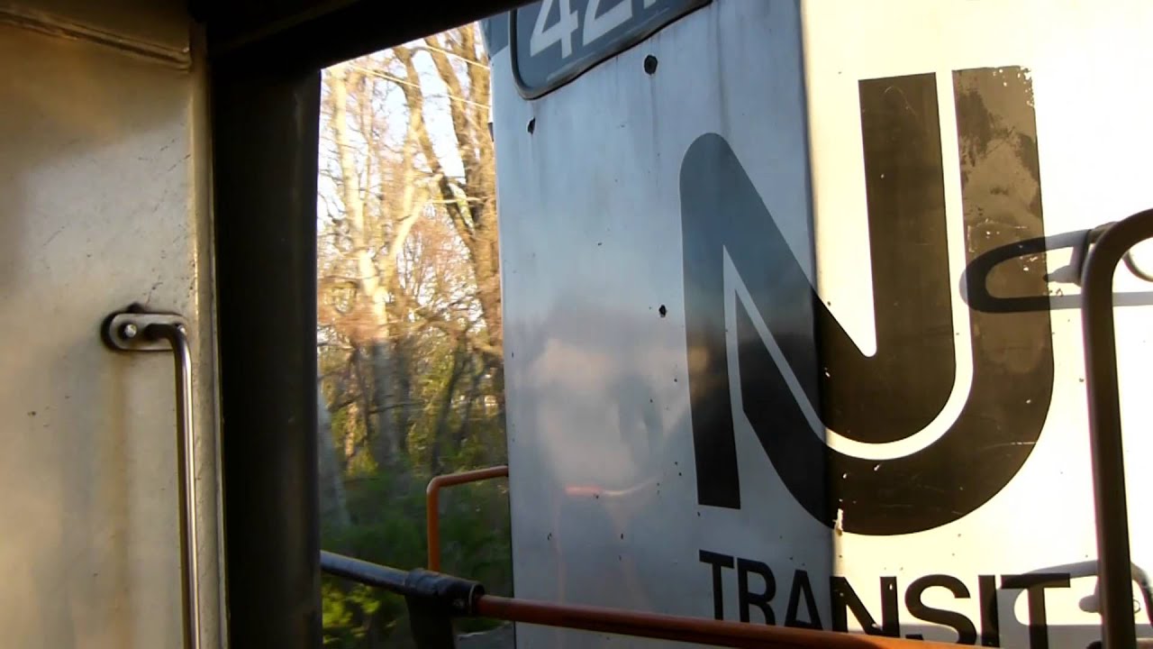 Riding behind GP40 4216 on NJT 2311
