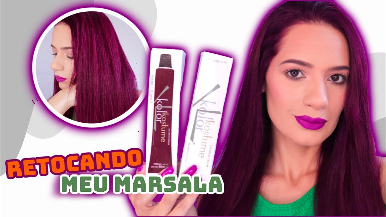 COMO FAÇO O RETOQUE DO MARSALA/Kostumekolor 