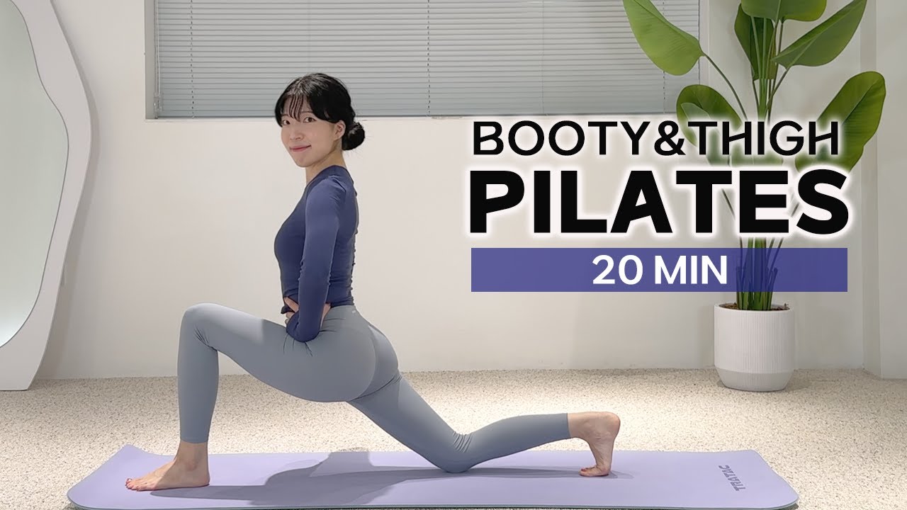 20 MIN BOOTY&THIGHS PILATES WORKOUT – Feel Stronger & Sculpt Toned Legs Fast! (No Equipment)