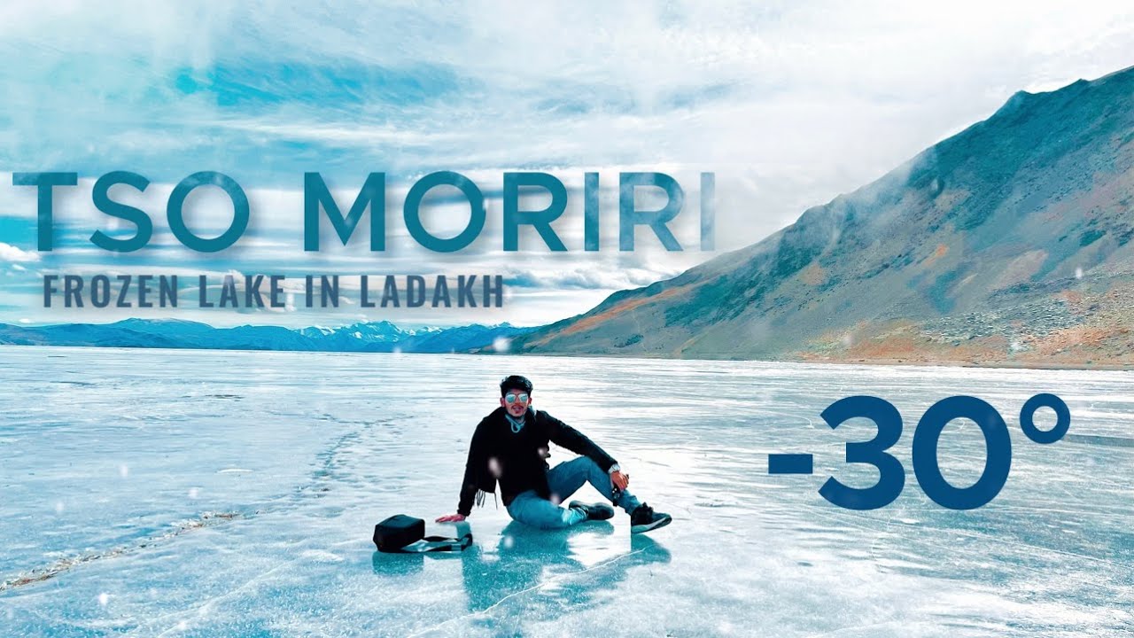 Walking On The Frozen Lake In LADAKH 