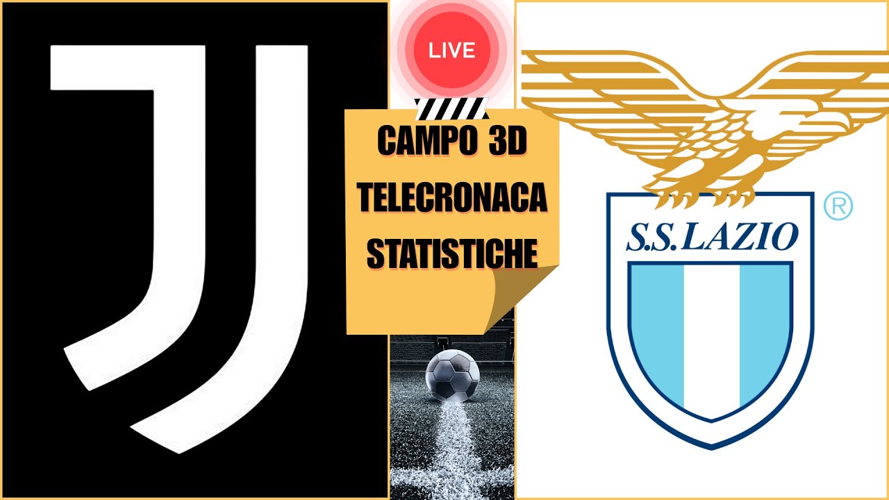 🔴LIVE | JUVENTUS LAZIO | Telecronaca, pagelle & campo 3D | Serie A