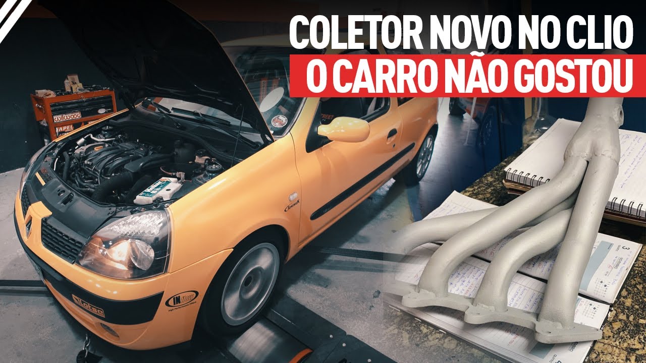TROCAMOS O COLETOR DO CLIO, FICOU BOM?