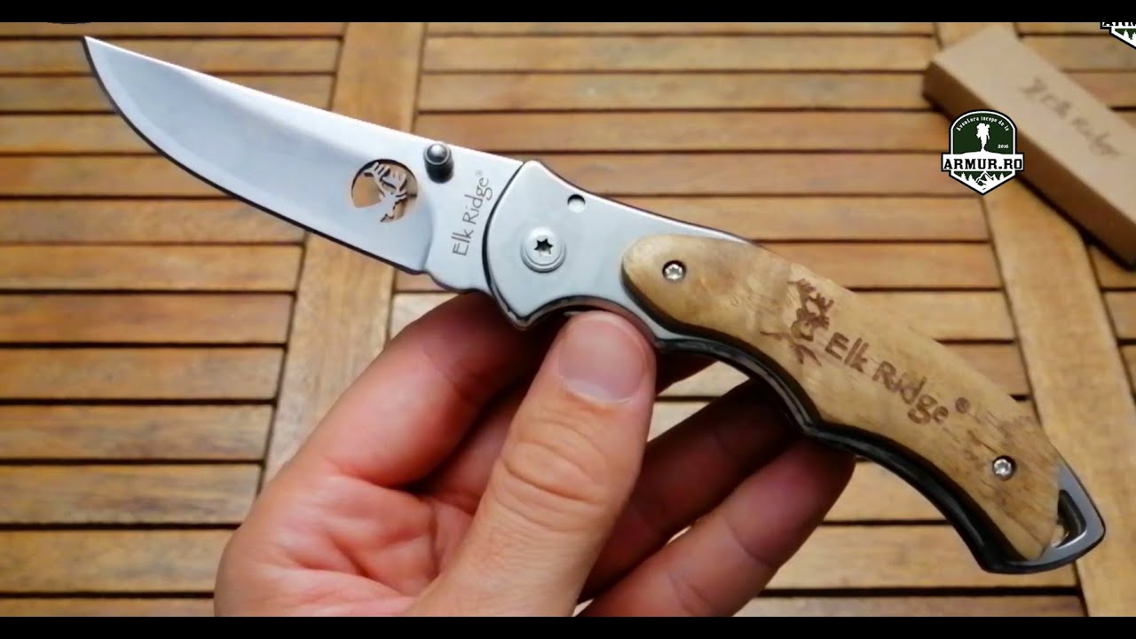 Pocket Knife Elk Ridge ER519 Folding EDC Briceag vanatoare