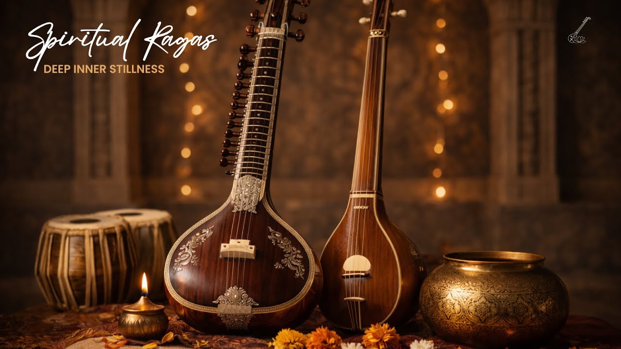Spiritual Ragas 🌿 Deep Inner Stillness | Soulful Indian Classical Calm