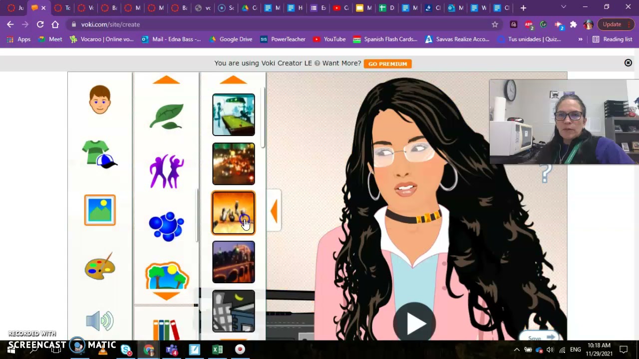 Instruction voki project 9