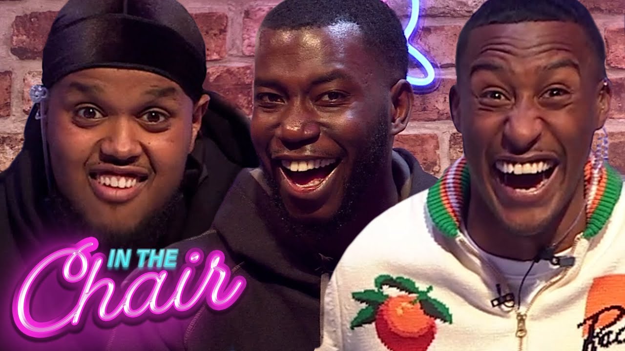 Yung Filly & Chunkz Can't Stop Laughing Whilst Acting Out ft. Harry Pinero | In The Chair