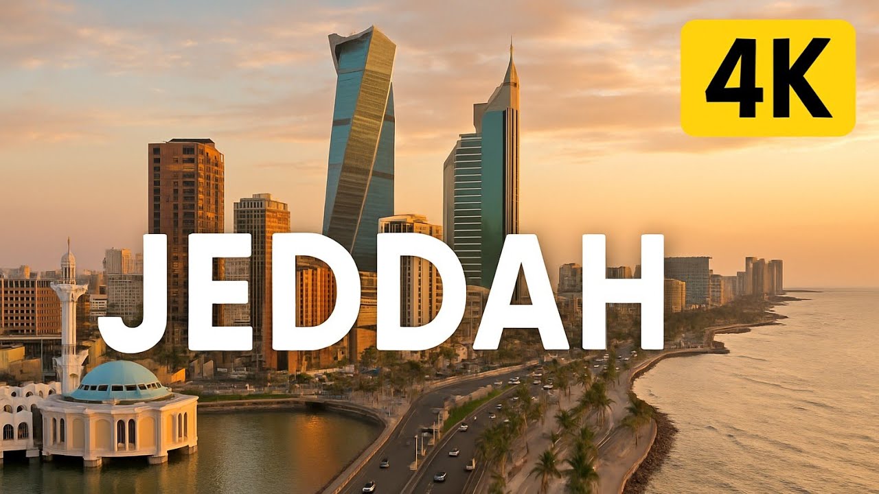 Evening Walk at Jeddah Corniche | jeddah city walk | Jeddah 4K V2