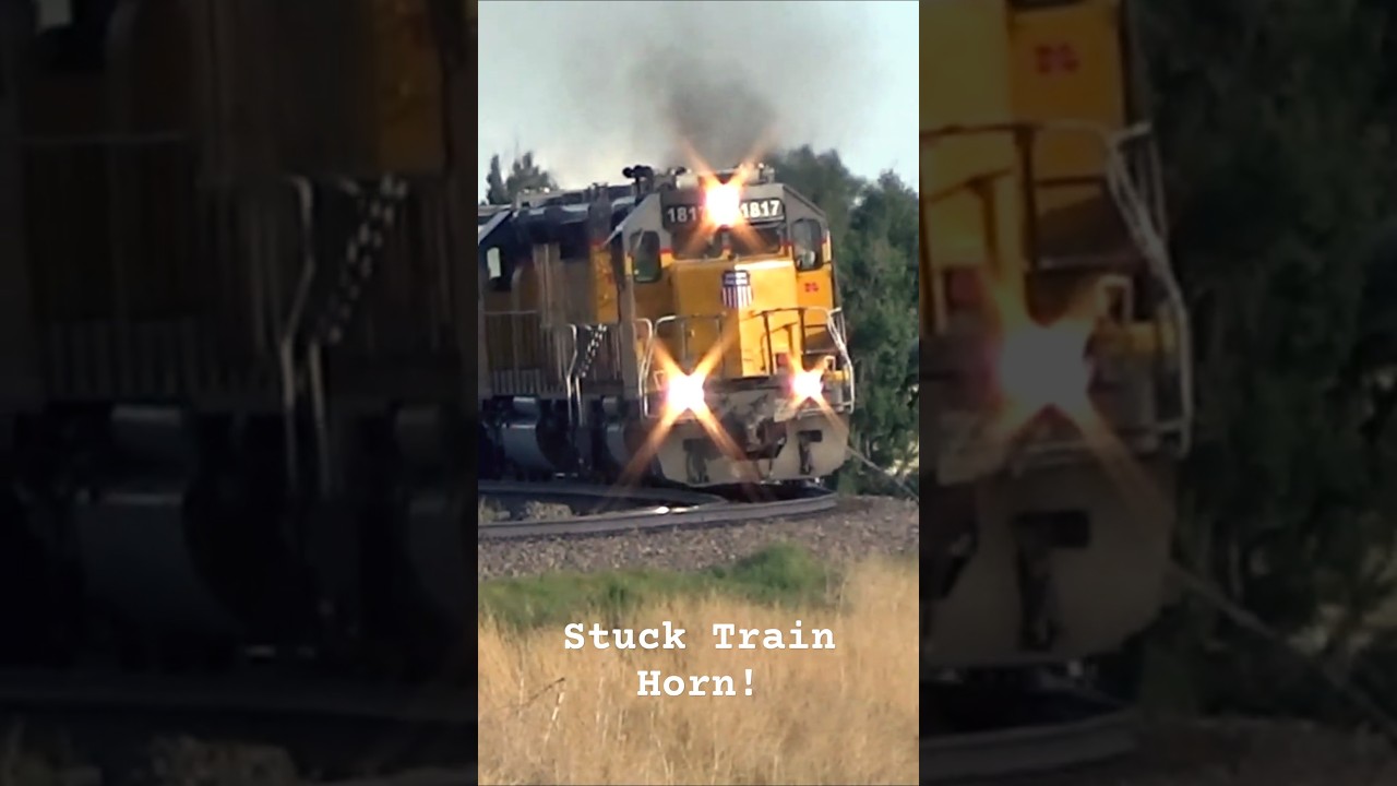 Train Horn Gets Stuck On! | #shorts