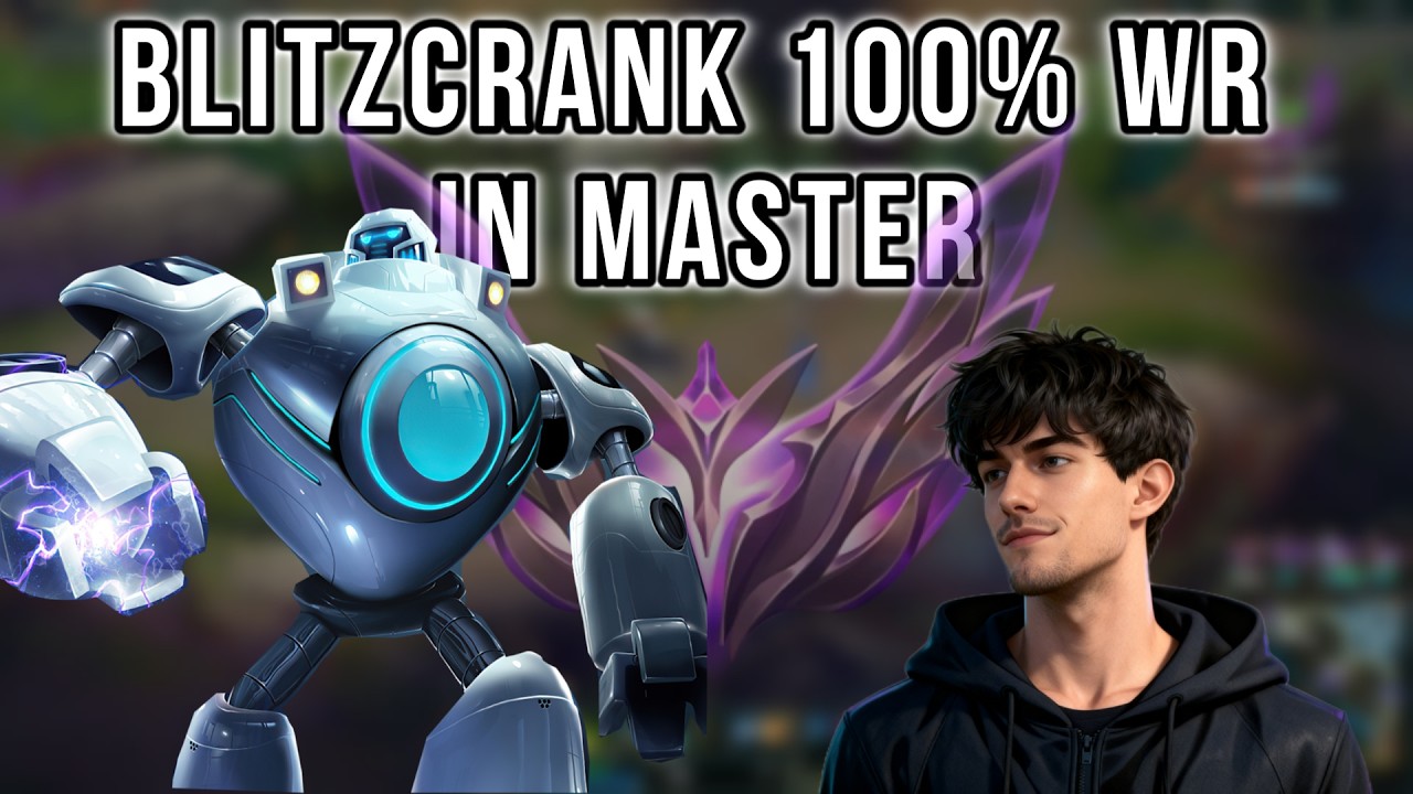 I have 100% wr with blitzcrank in master (no clickbait)