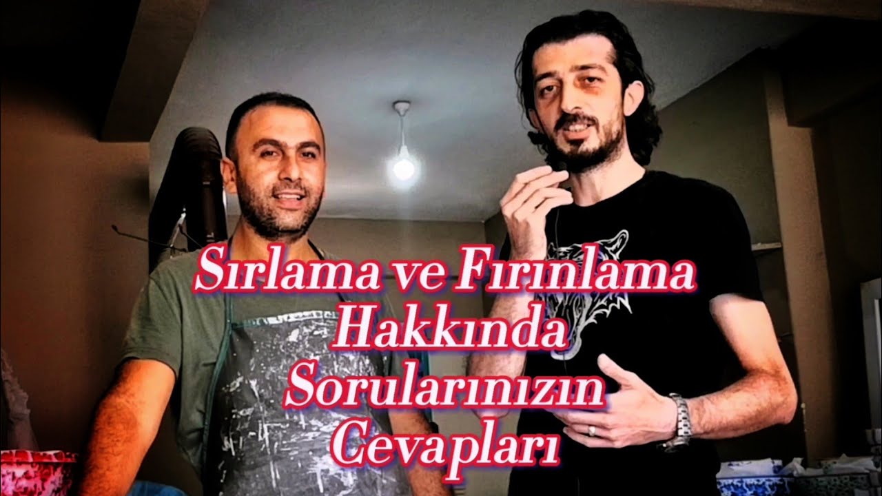 Çini Sırlama - Fırınlama Üzerine