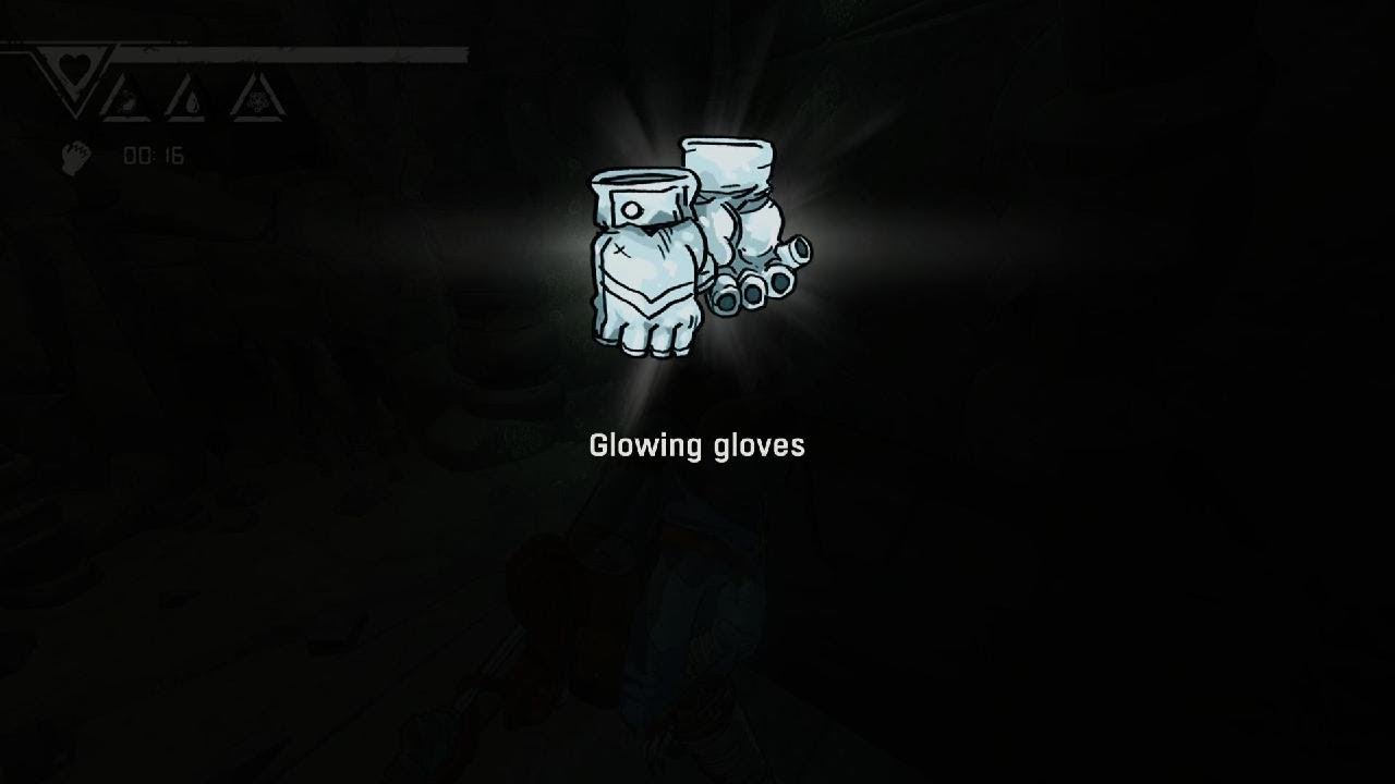 Cairn, Glowing gloves