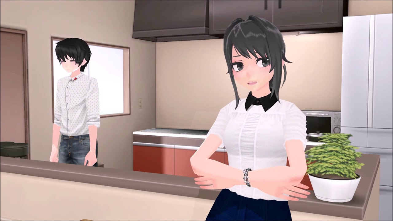 MMD YANDERE SIMULATOR TRY NOT TO LAUGH 5