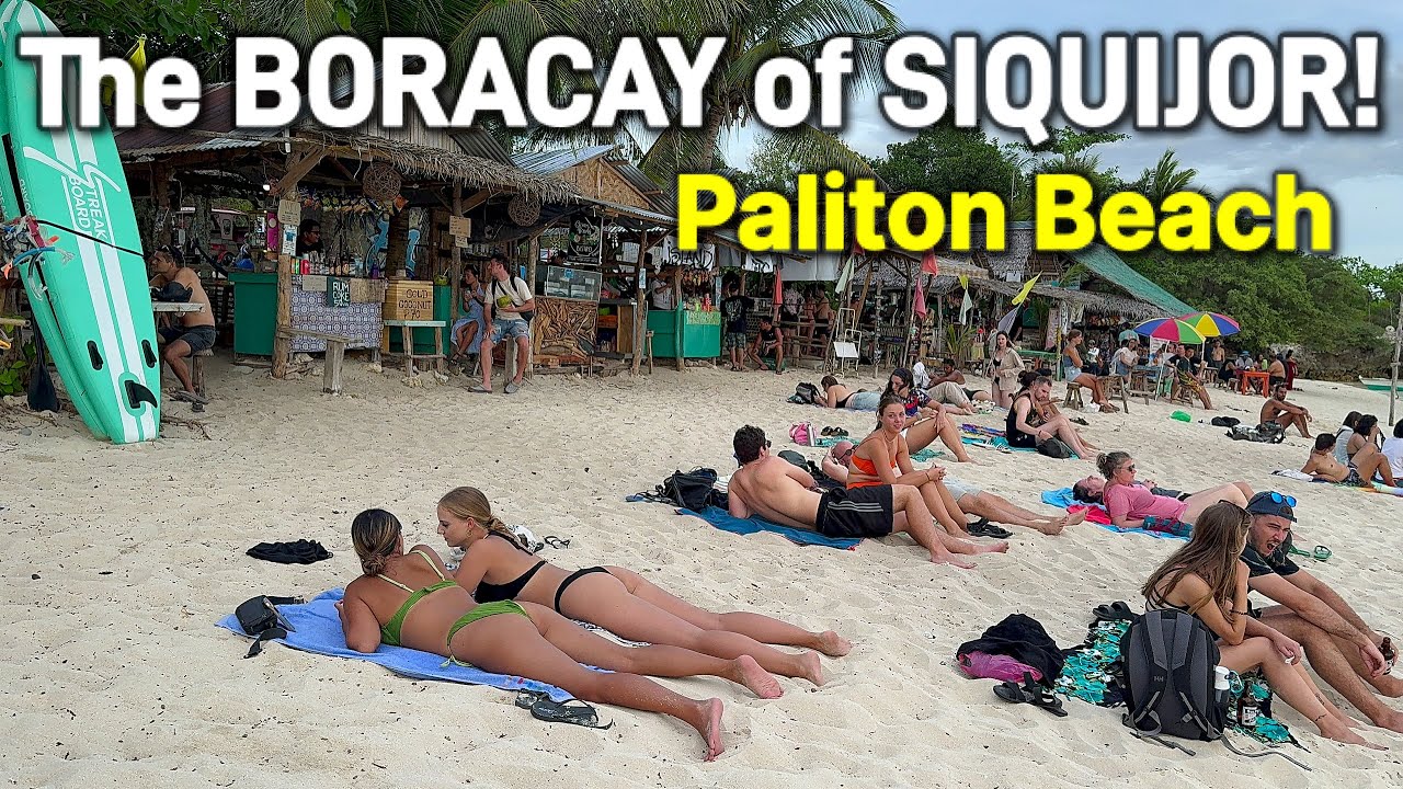 The Boracay of SIQUIJOR ISLAND in Philippines | Most Popular Beach of Siquijor - Paliton Beach Tour