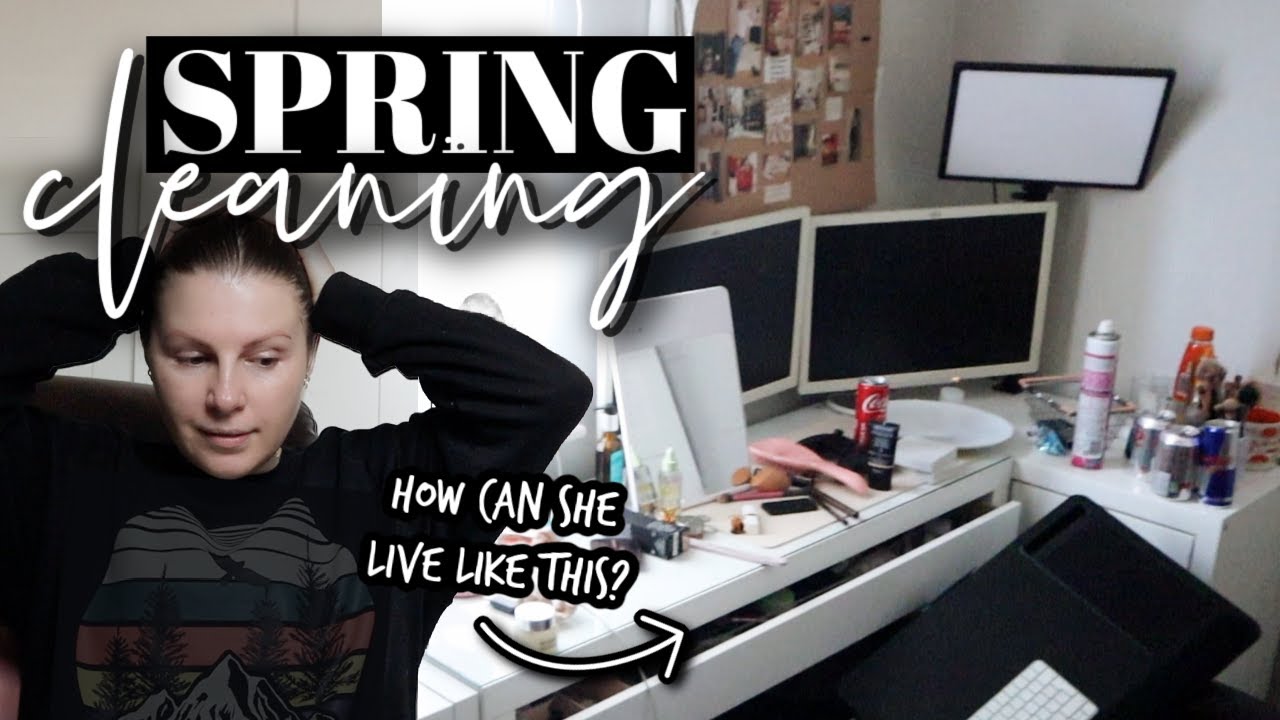 SPRING CLEANING #1- Cleaning Up My Office/Closet/Beauty Room - Tidying For Untidy People